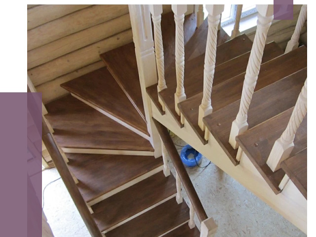 Реставрация деревянных лестниц в Омске от 4355 руб.