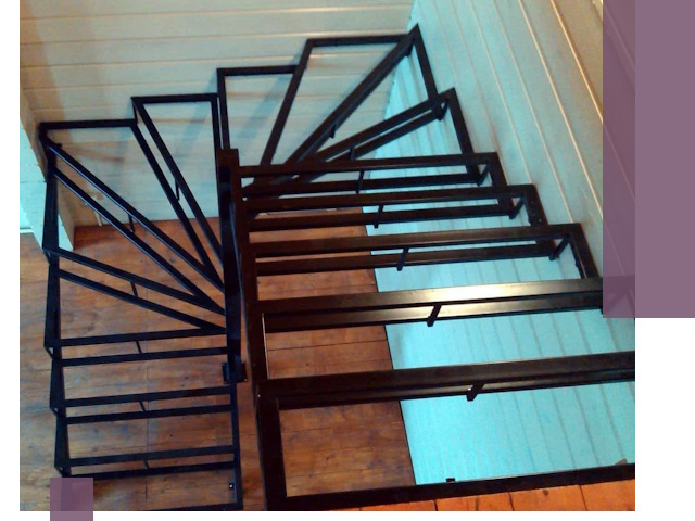 Изготовление металлических лестниц любой сложности в Омске