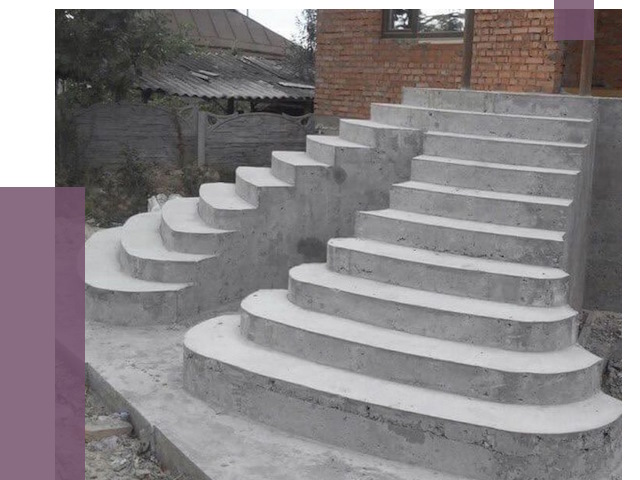 Монтаж бетонных лестниц в Омске от 4355 руб. 