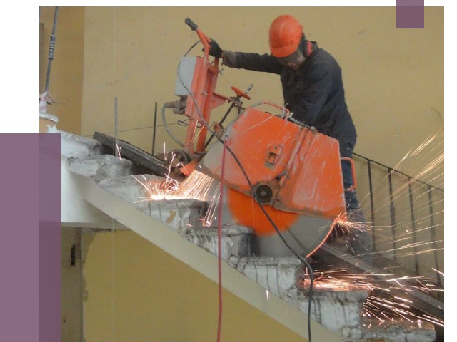 Демонтаж бетонных лестниц в Омске от 4666 руб. за м2 | ПРОЛЁТ-Омс