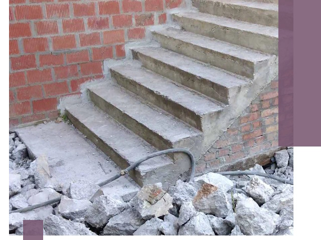 Демонтаж бетонных лестниц в Омске: быстро и безопасно