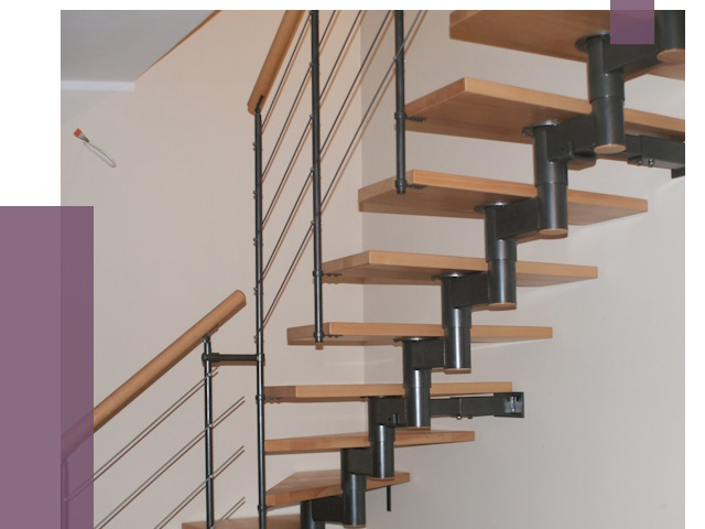 Изготовление модульных лестниц в Омске от 11665 руб. 