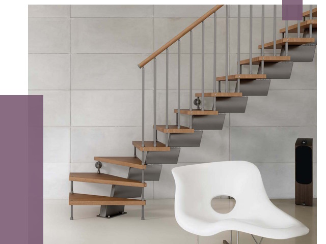 Монтаж модульных лестниц в Омске от 6429 руб. 