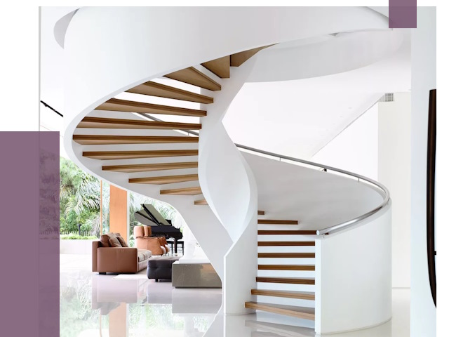 Винтовые лестницы в Омске под ключ от 49253 руб. | ПРОЛЁТ-Омс