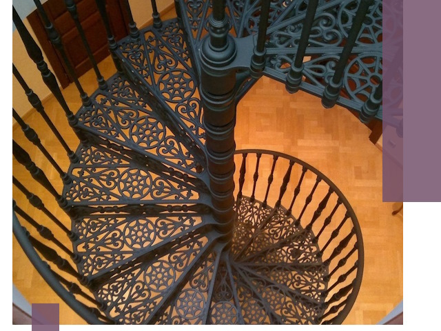 Винтовые лестницы под ключ в Омске: производство и монтаж