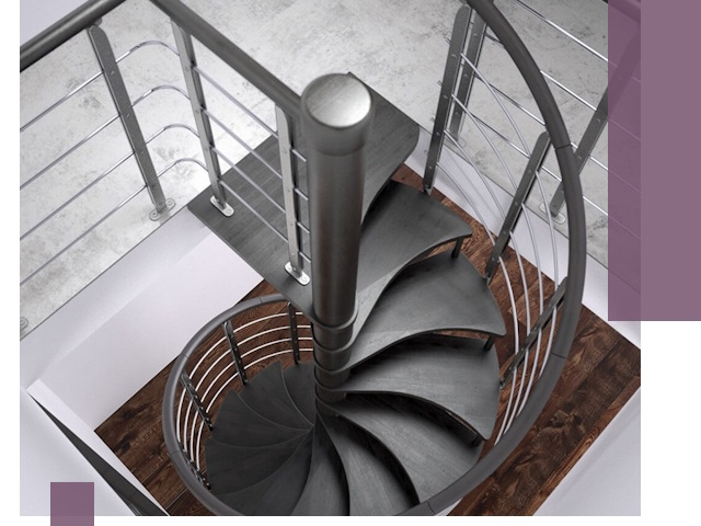 Демонтаж винтовых лестниц в Омске — быстро и безопасно