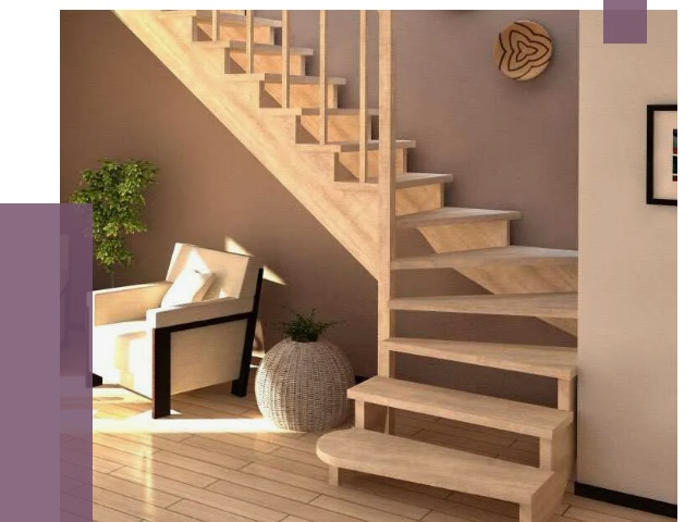 Изготовление Г-образных лестниц в Омске от 19183 руб. 