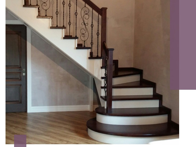 Изготовление Г-образных лестниц под ключ в Омске