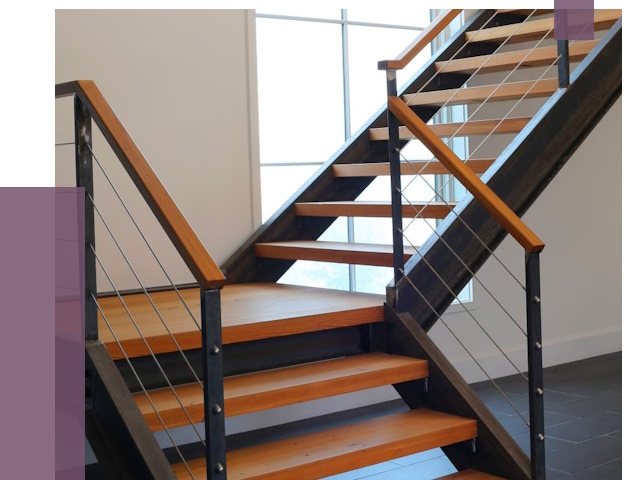 Изготовление лестниц на металлокаркасе в Омске от 19183 руб. | ПРОЛЁТ-Омс
