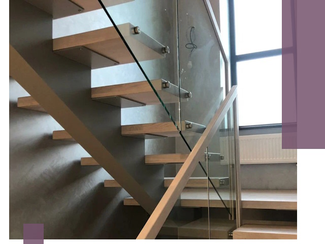 Изготовление лестниц на монокосоуре в Омске с монтажом и гарантией