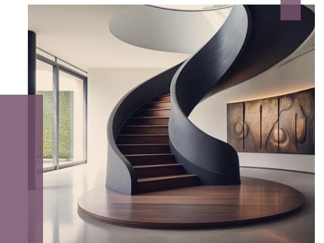 Элитные лестницы под заказ в Омске от 191827 руб. — ПРОЛЁТ-Омс