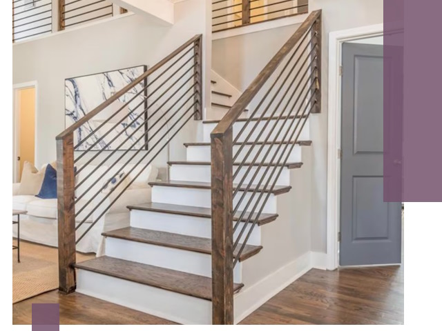 Лестницы для коттеджа под ключ в Омске — изготовление и монтаж