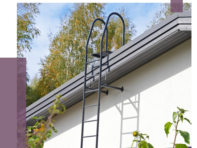 Лестницы на крышу в Омске от 19390 руб. — монтаж и монтаж ПРОЛЁТ-Омс