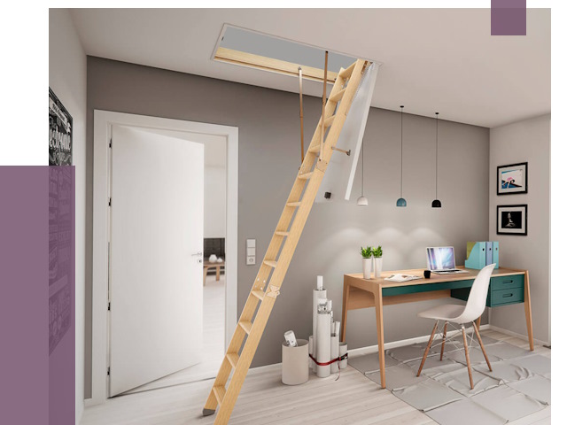 Чердачные лестницы в Омске — от 14776 руб. | ПРОЛЁТ-Омс