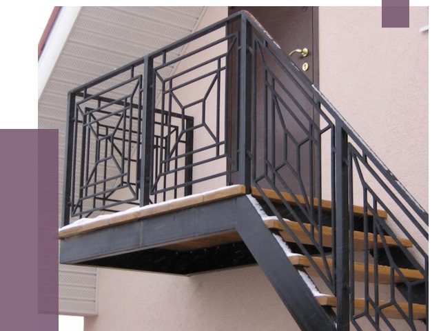 Металлические перила в Омске от 4355 руб.  | ПРОЛЁТ-Омс