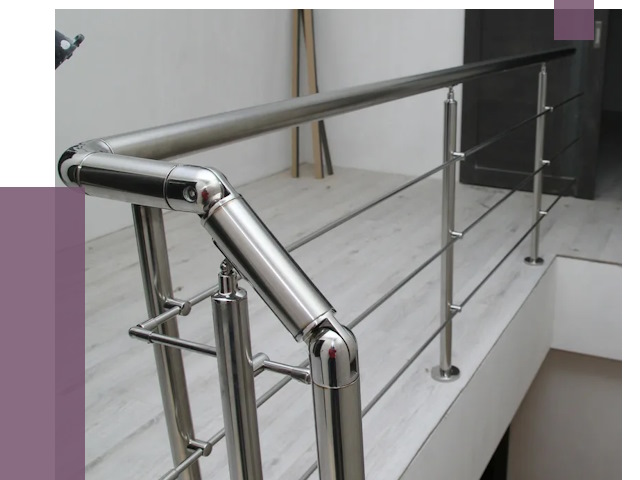 Перила из нержавеющей стали в Омске от 9125 руб. под ключ | ПРОЛЁТ-Омс