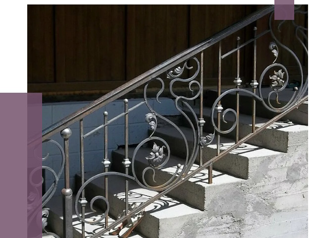 Кованые перила в Омске от 8814 руб. под ключ — качество от ПРОЛЁТ-Омс