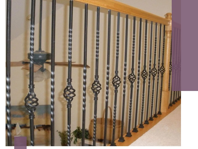 Изготовление и монтаж кованных перил в Омске под ключ