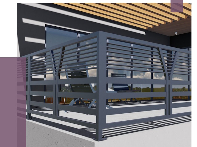 Изготовление балконных ограждений в Омске от 10887 руб. | ПРОЛЁТ-Омс