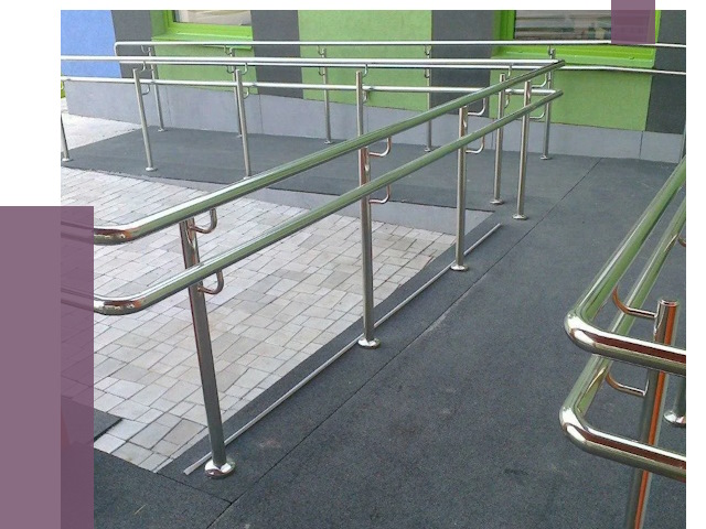 Ограждения пандусов в Омске от 4407 руб. монтаж | ПРОЛЁТ-Омс