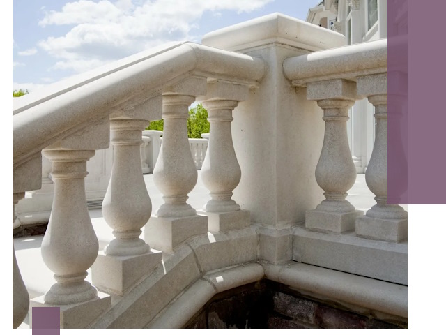 Балюстрады из металла и камня под ключ в Омске