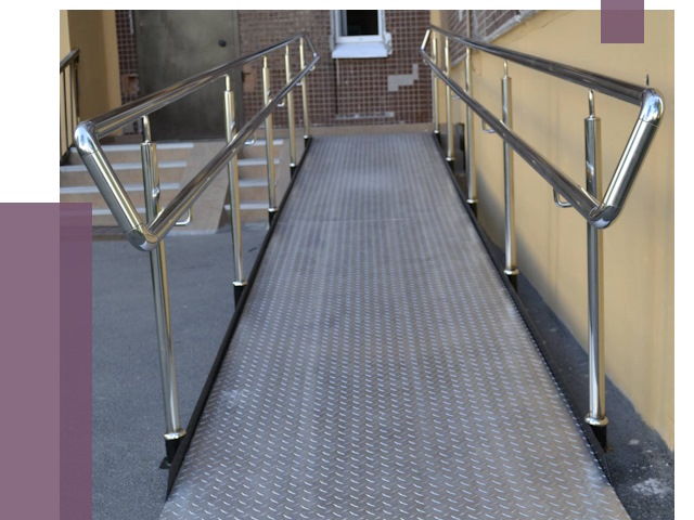 Пандусы в Омске от 12443 руб. — установка для инвалидов | ПРОЛЁТ-Омс