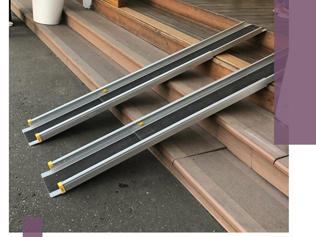 Телескопические пандусы под ключ в Омске — изготовление и монтаж