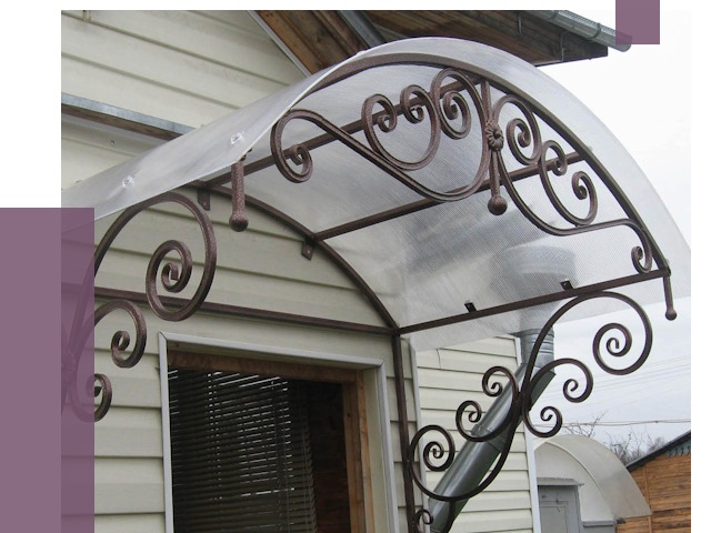 Изготовление козырьков в Омске от 7466 руб. — заказать | ПРОЛЁТ-Омс