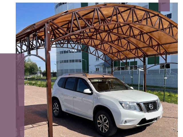 Недорогие навесы в Омске от 43550 руб.  | ПРОЛЁТ-Омс