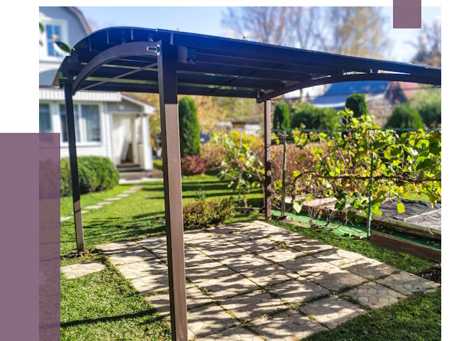 Навесы для дачи в Омске от 12909 руб. под ключ — ПРОЛЁТ-Омс