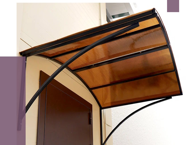 Недорогие козырьки в Омске от 7694 руб.  | ПРОЛЁТ-Омс