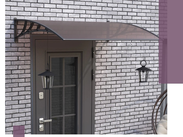 Недорогие козырьки и навесы под ключ в Омске