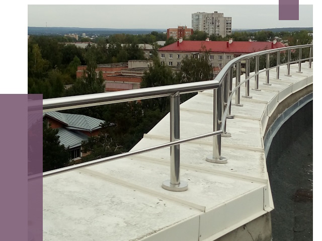 Парапеты и ограждения кровли в Омске от 5029 руб. 