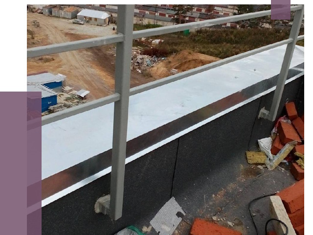 Монтаж парапетов в Омске от 4355 руб.  | ПРОЛЁТ-Омс