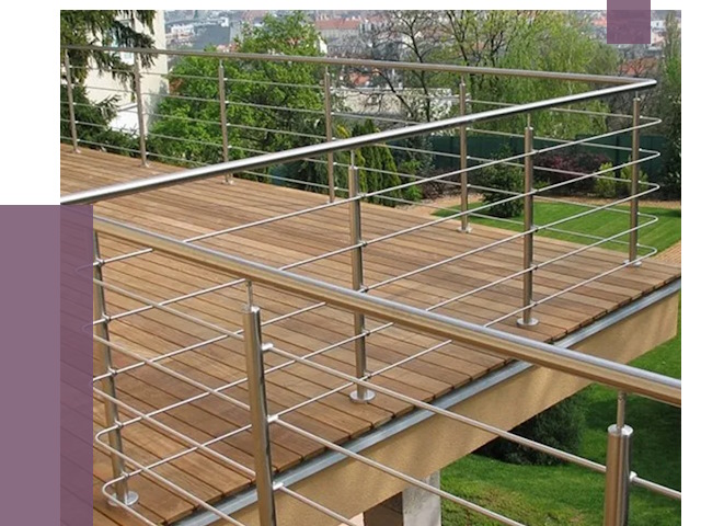 Алюминиевые парапеты в Омске под ключ от 7880 руб. 