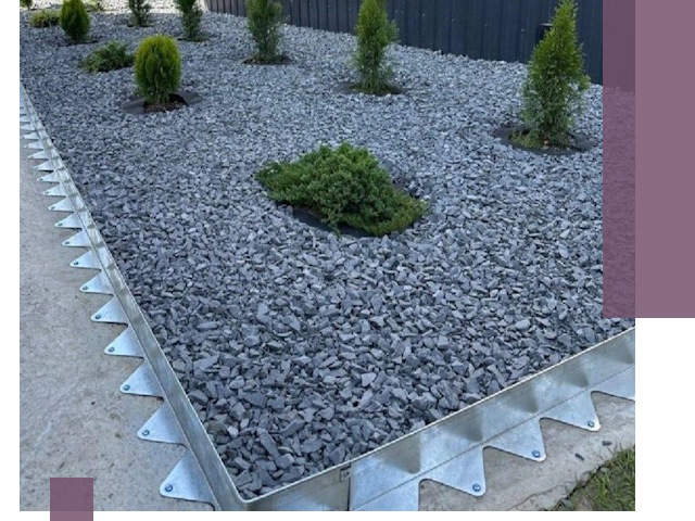 Оцинкованные металлические бордюры под заказ в Омске