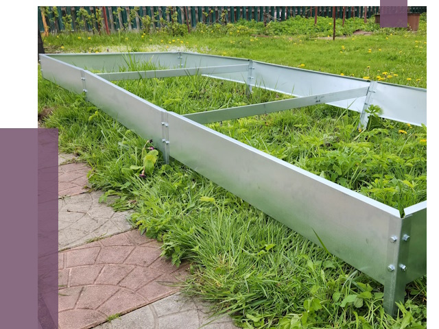 Металлические бордюры для грядок в Омске от 1815 руб. 