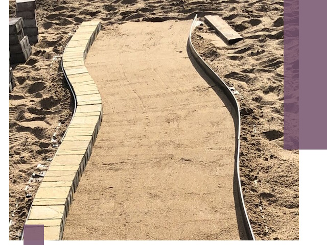 Металлические бордюры для тротуаров в Омске — прочные и долговечные