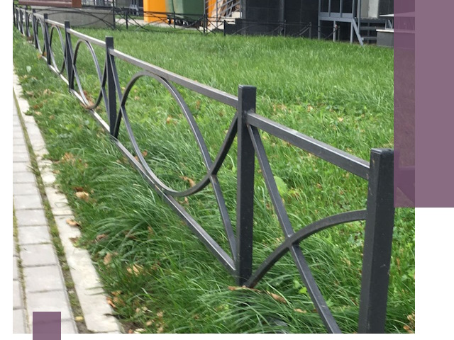 Газонные ограждения из металла в Омске — монтаж и продажа