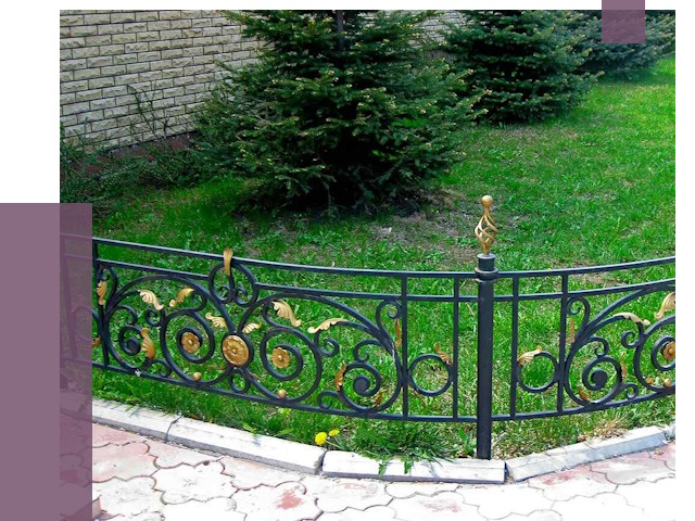 Кованые газонные ограждения в Омске от 7725 руб. — ПРОЛЁТ-Омс